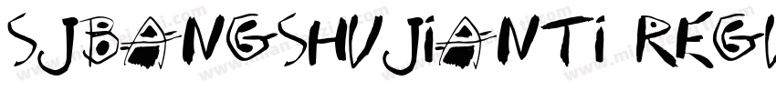 SJbangshujianti Regula字体转换
